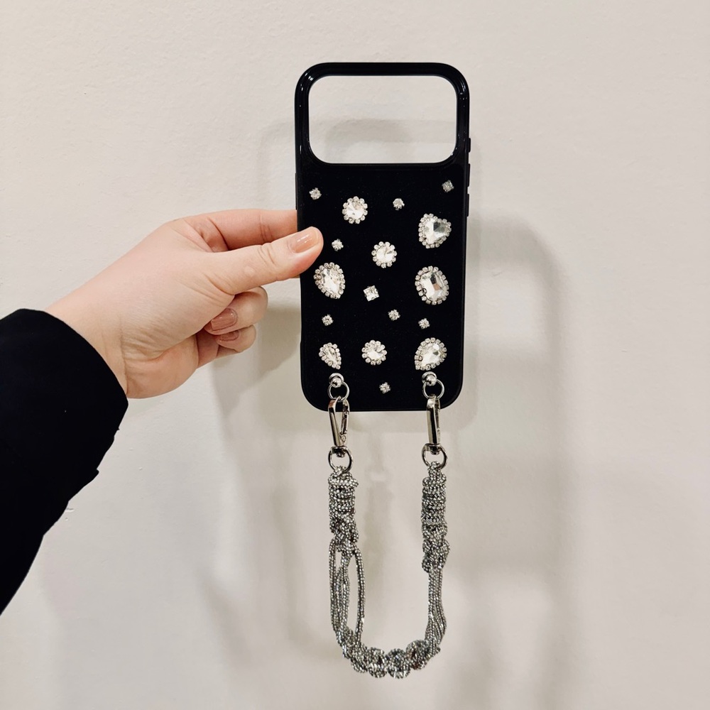 Hello Lux - Iphone 17 Pro Max Phone Case - Jeweled Case Apple - Jeweled Wrislet